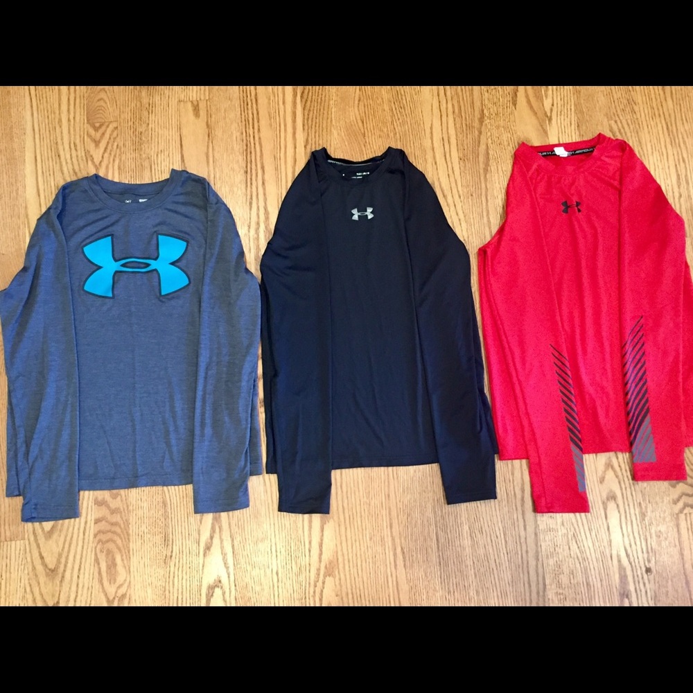 Under Armour Heat Gear Lot- Boys YLG